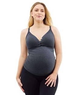 Cake Maternity Damen Marshmallow Petite Nursing Tank Cami Shirt, Black, M von Cake Maternity