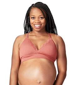 Cake Maternity Damen Tutti Frutti Women's Seamless Wire Free Bamboo Nursing Bra (for Us B-e Cups) Plunge-BH, Rost, Small von Cake Maternity