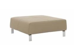 Hocker CALIA ITALIA "Simon" Gr. B/H/T: 97 cm x 40 cm x 97 cm, Leder BULL, beige (biscotto) Polsterhocker Hocker von Calia italia