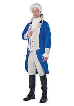 California Costumes George Washington Kostüm für Erwachsene, Blue, L von California Costumes