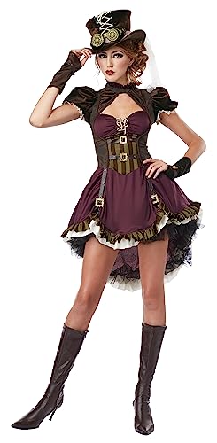 Steampunk Kostüm Damen, Gothic 01281 (Large) von California Costumes