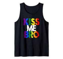 Kiss Me Bro Gay Pride Geschenk T-Shirt Tank Top von Calimero gifts t-shirt