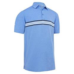 Callaway Golf Herren Bruststreifen Poloshirt - Magnetic Heidekraut - M von Callaway Apparel