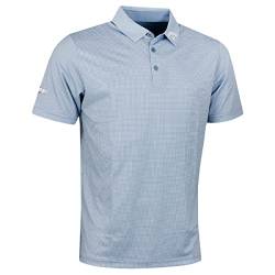 Callaway Golf Herren Gingham Print Odyssey Polo Shirt - Infinity - M von Callaway Apparel