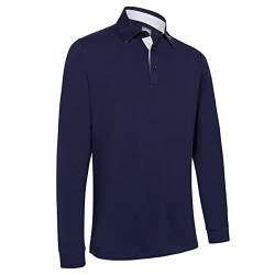 Callaway Golf Herren Langarm Performance Polo Shirt - Peacoat - XL von Callaway Apparel