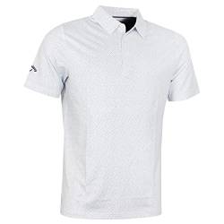 Callaway Golf Herren Markenzeichen Swingtech Polo Shirt - Bright Weiß - M von Callaway Apparel