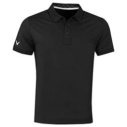 Callaway Herren Golf, kurzärmelig, Kaviar Poloshirt, Nr. 002 Caviar, 3XL von Callaway