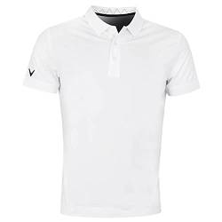 Callaway Herren Golf, kurzärmelig, Weiß Poloshirt, Nr. 100 Hellweiß, L von Callaway