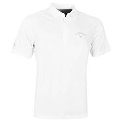 Callaway Herren Tournament Polo Poloshirt, Weiß (Blanco 100), Large von Callaway