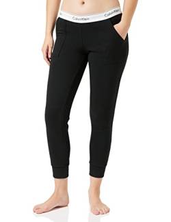 Calvin Klein Damen Jogginghose Bottom Pant Jogger Stretch, Schwarz (Black), S von Calvin Klein Jeans