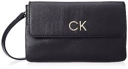 Calvin Klein Damen RE-Lock DBL XBODY W/Flap K60K609620 Crossovers, Schwarz (Ck Black) von Calvin Klein Jeans