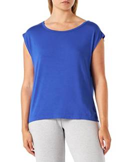 Calvin Klein Damen S/S Wide Neck 000QS6794E Kurzarm T-Shirts, Blau (Clematis), XS von Calvin Klein Jeans