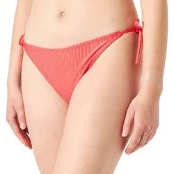 Calvin Klein Damen Side TIE Cheeky Bikini KW0KW01902 String-Seitenschnürung, Rot (Coral Crush), L von Calvin Klein Jeans