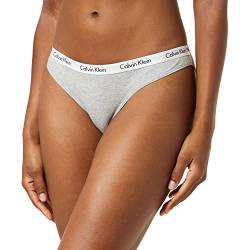 Calvin Klein Damen Slip Bikini Form Baumwolle mit Stretch, Grau (Grey Heather), XL von Calvin Klein Jeans