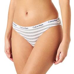 Calvin Klein Damen Slip Bikini Form mit Stretch, Rainer Stripe Greay Heather, L von Calvin Klein Jeans