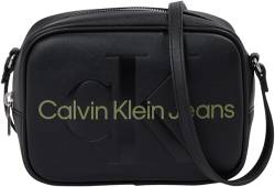 Calvin Klein Damen Umhängetasche Camera Bag Klein, Schwarz (Black/Dark Juniper), Einheitsgröße von Calvin Klein Jeans