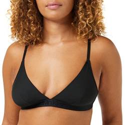 Calvin Klein Damen Unlined Triangle Dreieck BH, Schwarz (Black 001), 34C von Calvin Klein Jeans