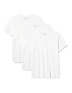 Calvin Klein Herren 3er Pack T-Shirts Kurzarm Rundhalsausschnitt, Weiß (White), L von Calvin Klein Jeans