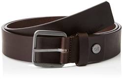 Calvin Klein Herren ADJ CK Concise 35MM K50K509655 Gürtel, Braun (Dark Brown), 125 von Calvin Klein Jeans