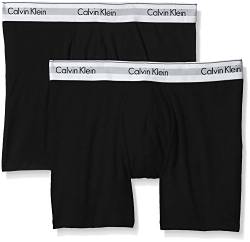 Calvin Klein Herren Boxershorts 2P BOXER BRIEF, Gr. Large, Schwarz (BLACK 001) von Calvin Klein Jeans