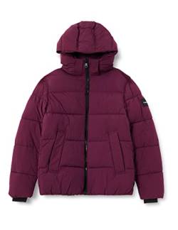 Calvin Klein Herren Crinkle Nylon Puffer Jacket K10K110336 Gepolsterte Jacken, Lila (Passion Plum), XXL von Calvin Klein Jeans