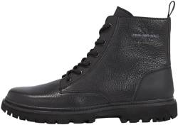 Calvin Klein Herren Eva MID Laceup Boot LTH YM0YM00751 Stiefel, Schwarz (Triple Black), 40.5 EU von Calvin Klein Jeans