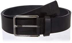 Calvin Klein Herren Gürtel Warmth 40mm Leder, Schwarz (Ck Black), 130 von Calvin Klein Jeans