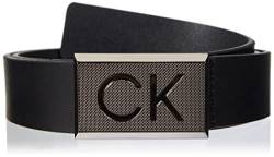 Calvin Klein Herren PQ Plaque 35MM K50K509646 Gürtel, Schwarz (Ck Black), 130 von Calvin Klein Jeans