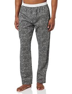 Calvin Klein Herren Sleep Pant 000NM1869E Hosen, Grau (Mini Giraffe Print_Grey Heather), S von Calvin Klein Jeans