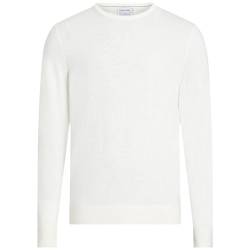 Calvin Klein Herren Superior Wool Crew Neck Sweater K10K109474 Pullover, Weiß (Egret), M von Calvin Klein Jeans