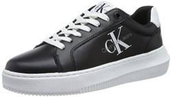 Calvin Klein Jeans Damen Chunky Sole Sneaker Chunky Cupsole Laceup Schuhe, Schwarz (Black), 36 von Calvin Klein Jeans