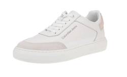 Calvin Klein Jeans Damen Cupsole Sneaker Casual Neopren Schuhe, Weiß (White/Peach Blush), 39 von Calvin Klein Jeans
