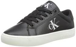 Calvin Klein Jeans Damen Cupsole Sneaker Classic Laceup Schuhe, Schwarz (Black/Bright White), 36 von Calvin Klein Jeans