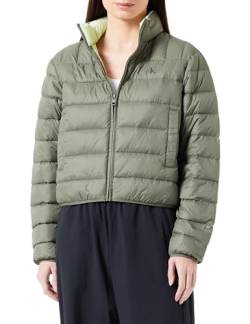 Calvin Klein Jeans Damen Daunenjacke Short Puffer Steppjacke, Grün (Dusty Olive), M von Calvin Klein Jeans