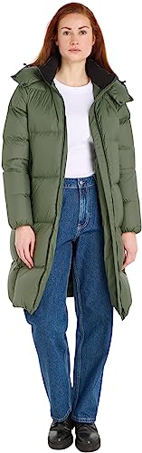 Calvin Klein Jeans Damen Daunenmantel Long Puffer Winter, Grün (Thyme), 3XL von Calvin Klein Jeans