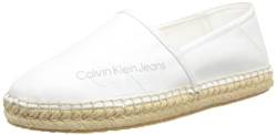 Calvin Klein Jeans Damen Espadrilles Stoffschuhe, Weiß (Bright White), 39 von Calvin Klein Jeans