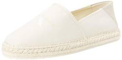 Calvin Klein Jeans Damen Espadrilles Stoffschuhe, Weiß (Creamy White/Eggshell), 38 EU von Calvin Klein Jeans