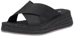 Calvin Klein Jeans Damen Espadrilles mit Absatz, Schwarz (Triple Black), 40 von Calvin Klein Jeans