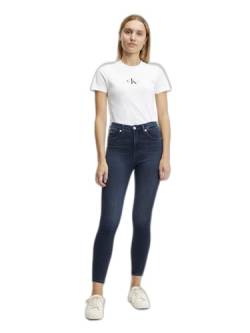 Calvin Klein Jeans Damen HIGH Rise SUPER Skinny Ankle J20J221586 Hosen, Denim (Denim Dark), 26W von Calvin Klein Jeans
