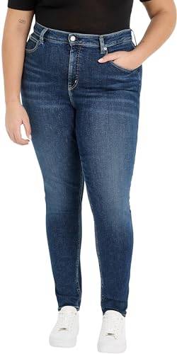 Calvin Klein Jeans Damen HIGH Rise Skinny Plus J20J222780 Hosen, Denim (Denim Dark), 44W von Calvin Klein Jeans