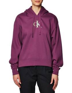 Calvin Klein Jeans Damen Hoodie Gradient mit Kapuze, Violett (Amaranth), XS von Calvin Klein Jeans