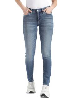 Calvin Klein Jeans Damen Jeans Mid Rise Skinny Fit, Blau (Denim Medium), 26W / 32L von Calvin Klein Jeans