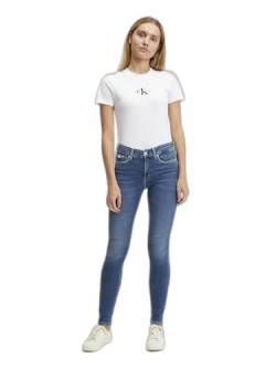 Calvin Klein Jeans Damen MID Rise Skinny J20J221581 Hosen, Denim (Denim Dark), 28W / 30L von Calvin Klein Jeans