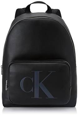 Calvin Klein Jeans Damen Sculpted Campus BP40 Mono K60K610052 Rucksäcke, Schwarz (Black) von Calvin Klein Jeans