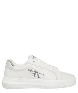 Calvin Klein Jeans Damen Sneaker White - Silver 36 EU von Calvin Klein Jeans