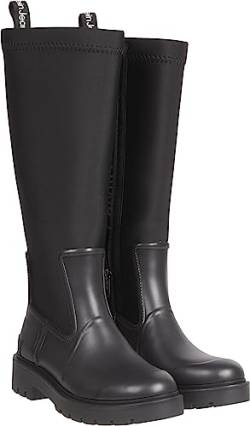 Calvin Klein Jeans Damen Stiefel High Rainboot Winterstiefel, Schwarz (Black), 40 von Calvin Klein Jeans