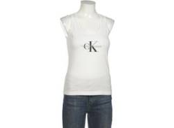 Calvin Klein Jeans Damen Top, weiß, Gr. 36 von Calvin Klein Jeans