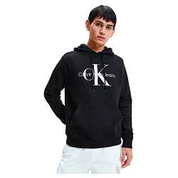 Calvin Klein Jeans Herren CORE MONOLOGO HOODIE, Ck Black, XS von Calvin Klein Jeans