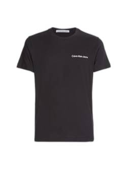 Calvin Klein Jeans Herren Chest INSTITUTIONAL Slim SS Tee J30J322547 Kurzarm T-Shirts, Schwarz (Ck Black), XS von Calvin Klein Jeans