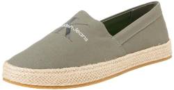 Calvin Klein Jeans Herren Espadrilles Stoffschuhe, Grün (Dusty Olive), 41 von Calvin Klein Jeans